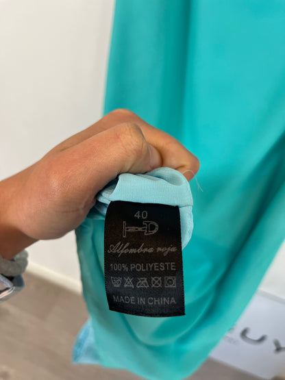 ALFOMBRA ROJA. Vestido largo palabra de honor. T 40 (M)