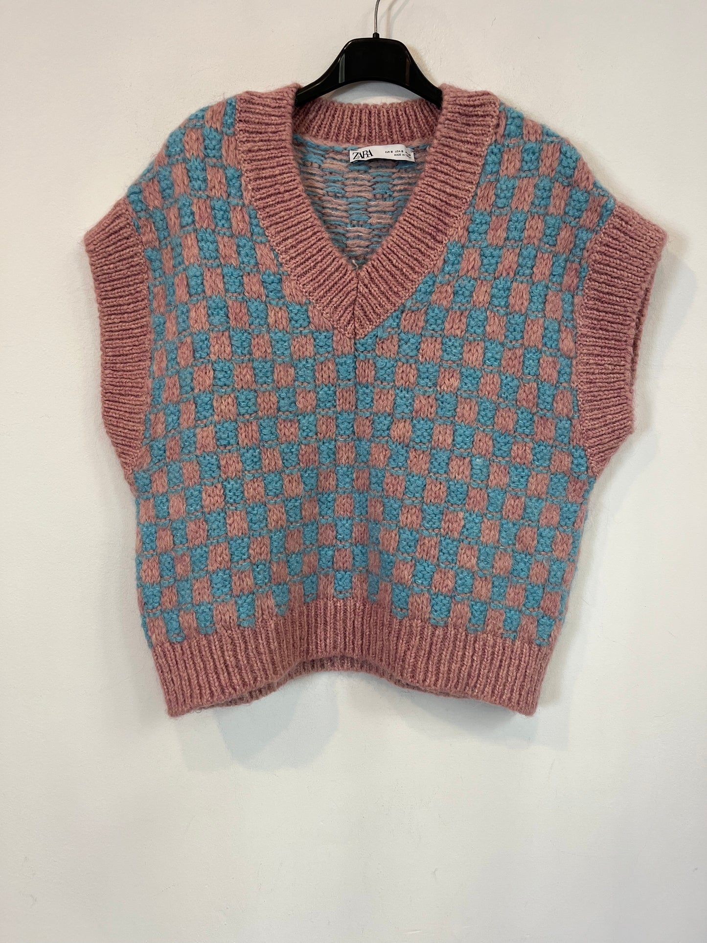 ZARA. Top punto bicolor. T S