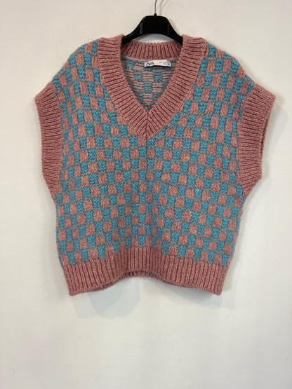 ZARA. Top punto bicolor. T S