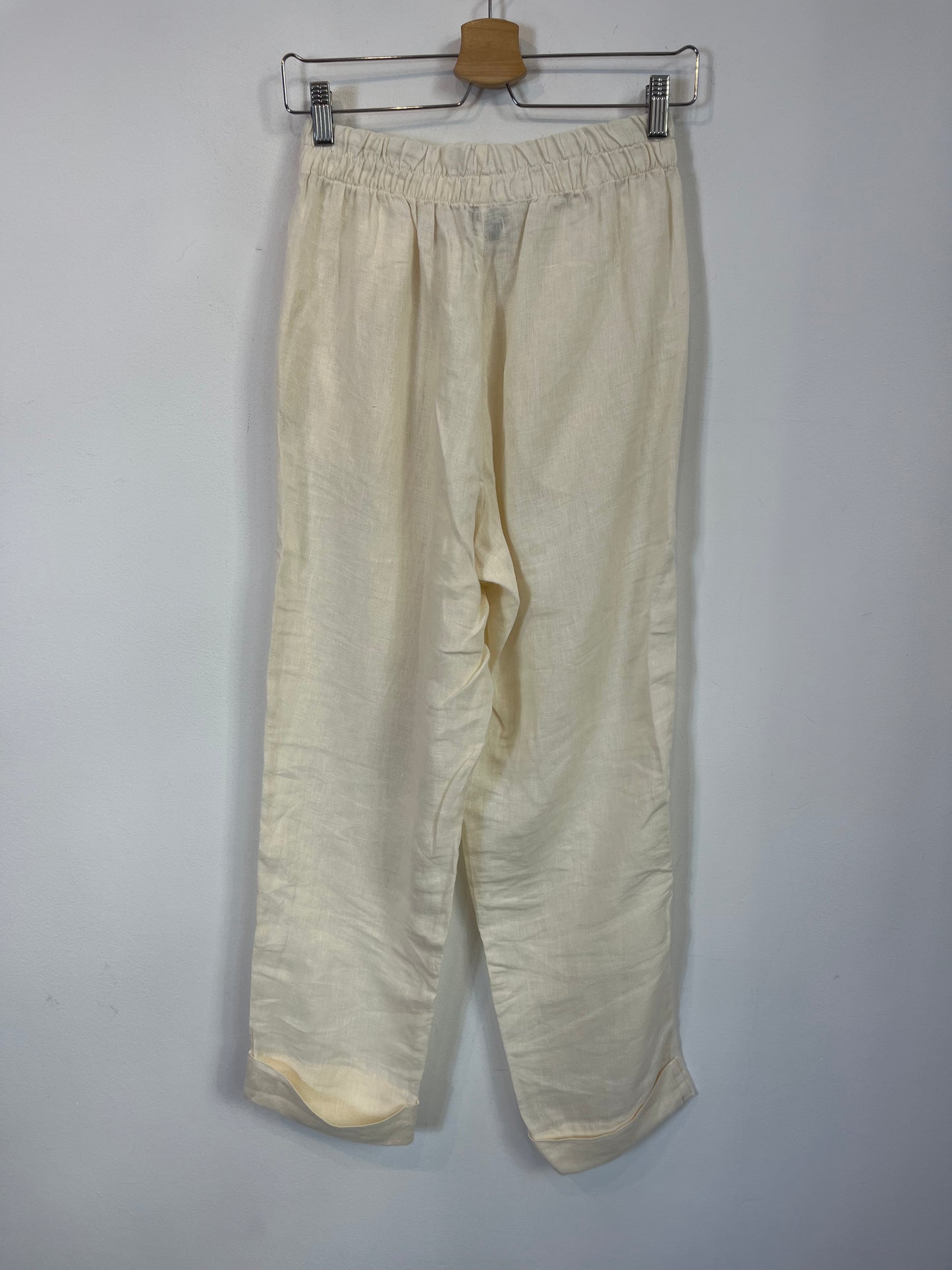 SOPHIE + LUCIE. Pantalón beige lino. T 38