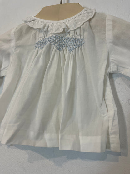 GOCCO. Blusa bebé bordada. T 0/1 meses