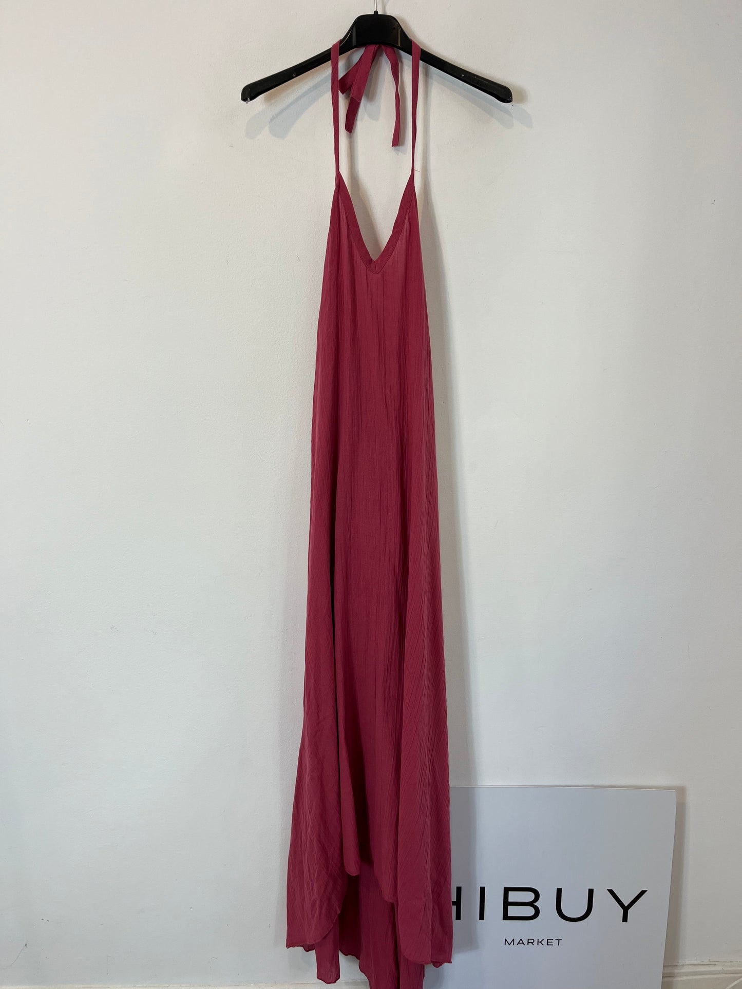 RENATTA&GO. Vestido algodón rosa. T M