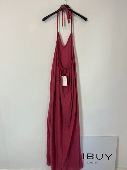 RENATTA&GO. Vestido algodón rosa. T M