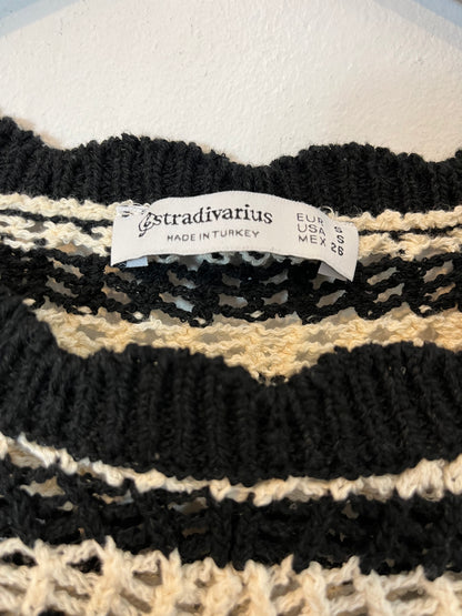 STRADIVARIUS. Jersey punto rayas. T S