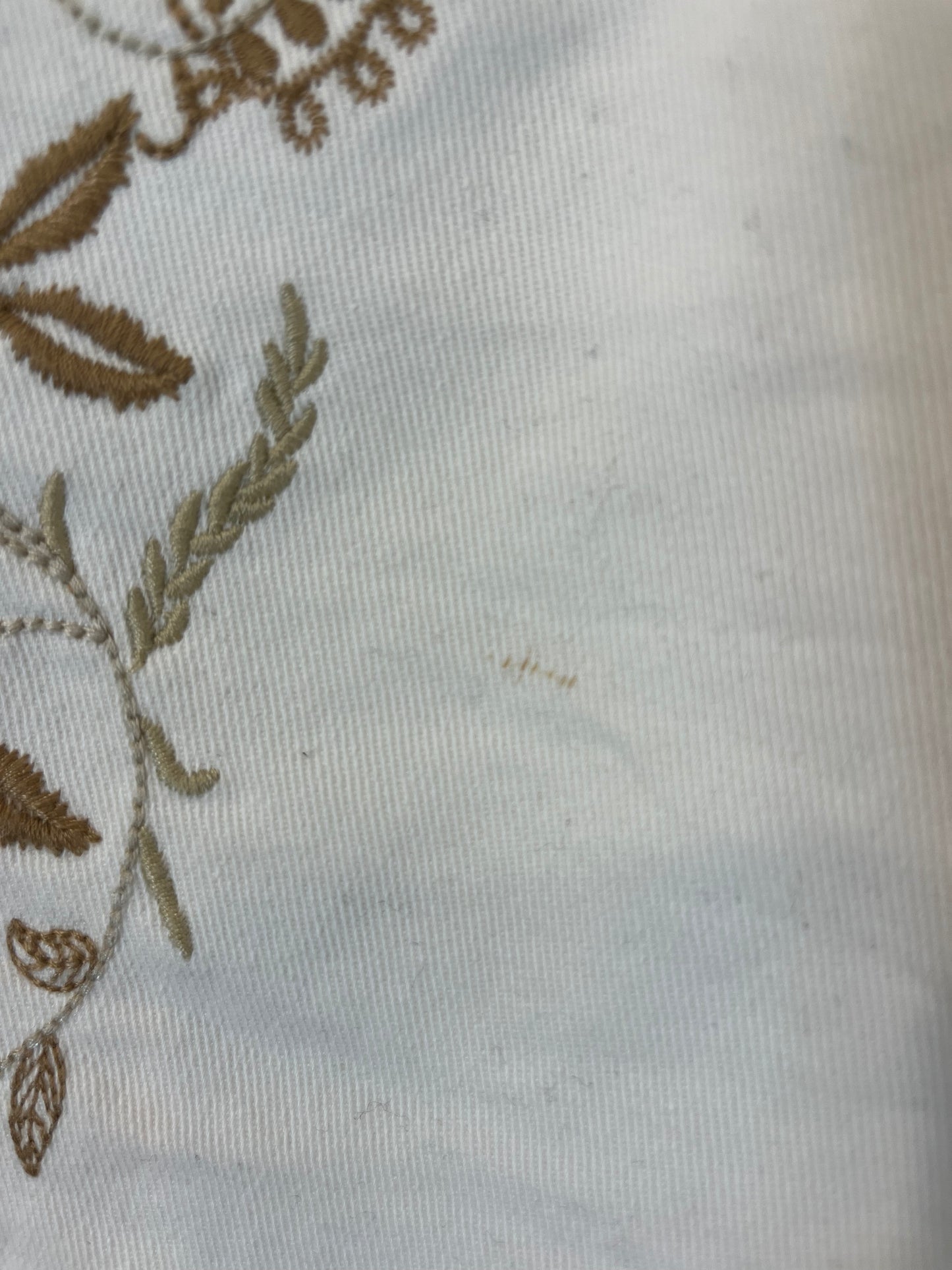 NKN. White shorts with embroidered details. TM