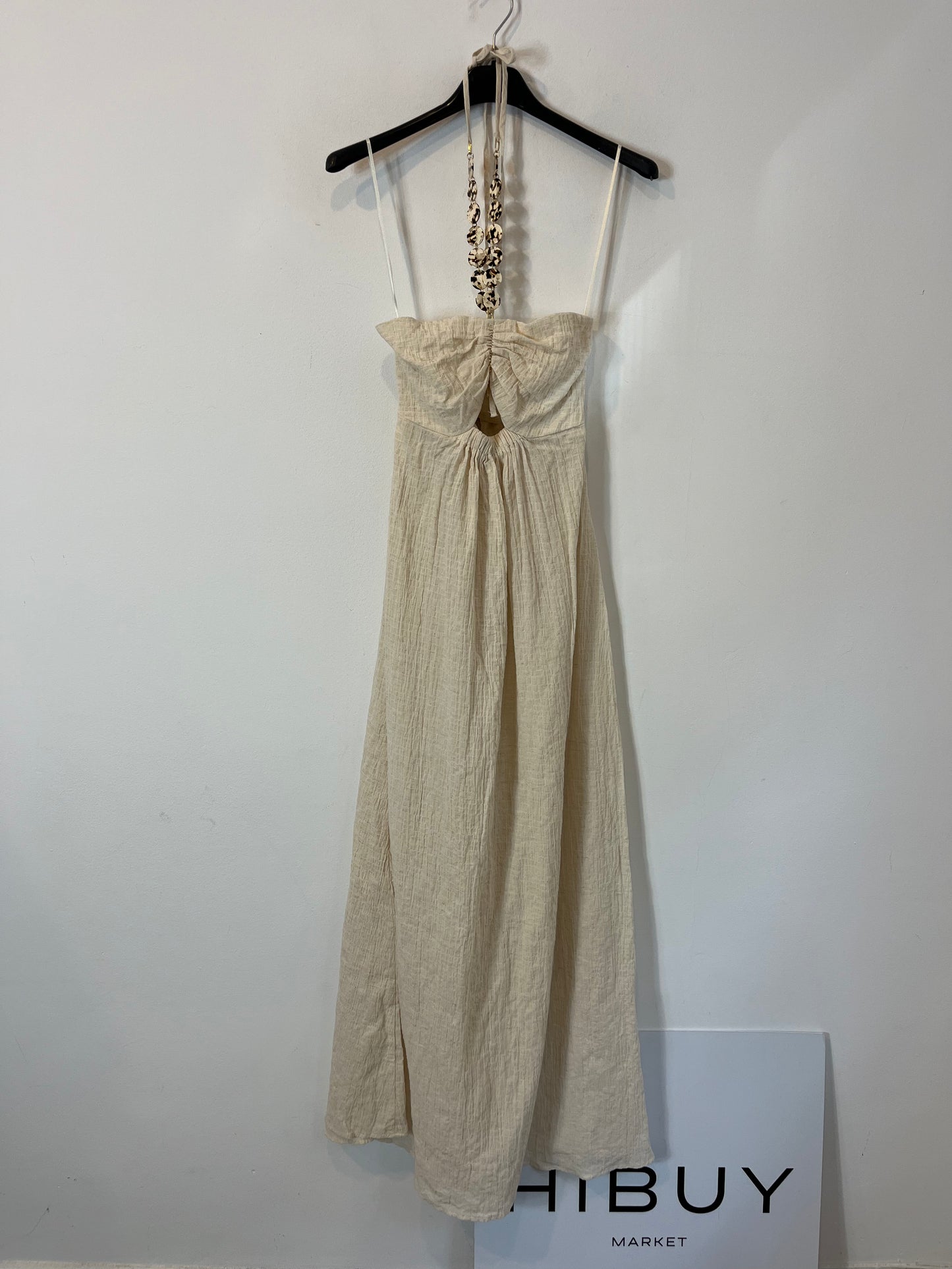 ZARA. Dress with neck detail. Size XS