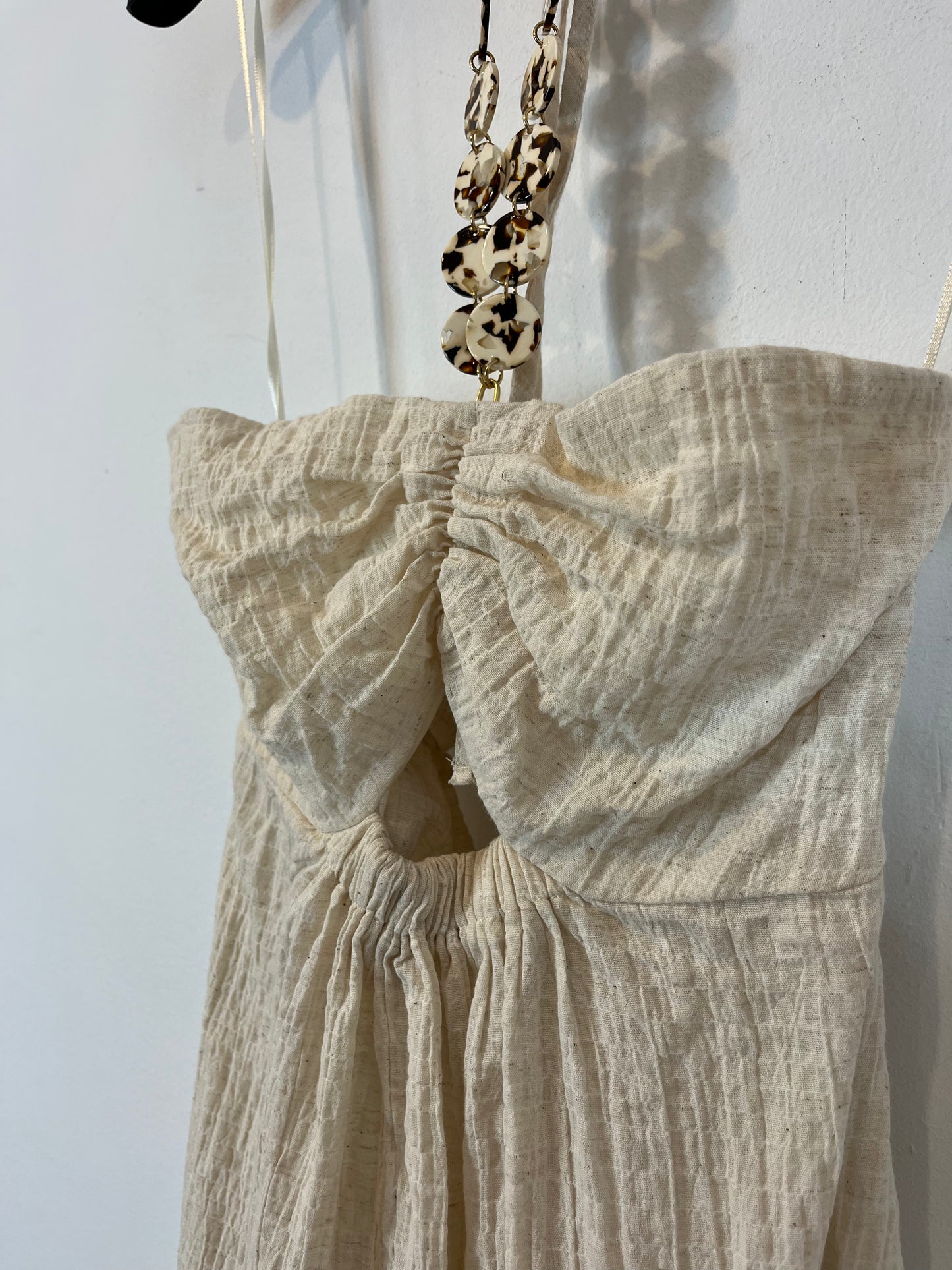 ZARA. Dress with neck detail. Size XS