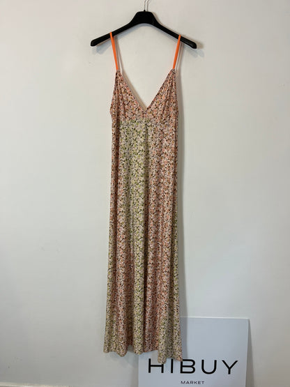 ZARA. Vestido punto elástico estampado. T.S