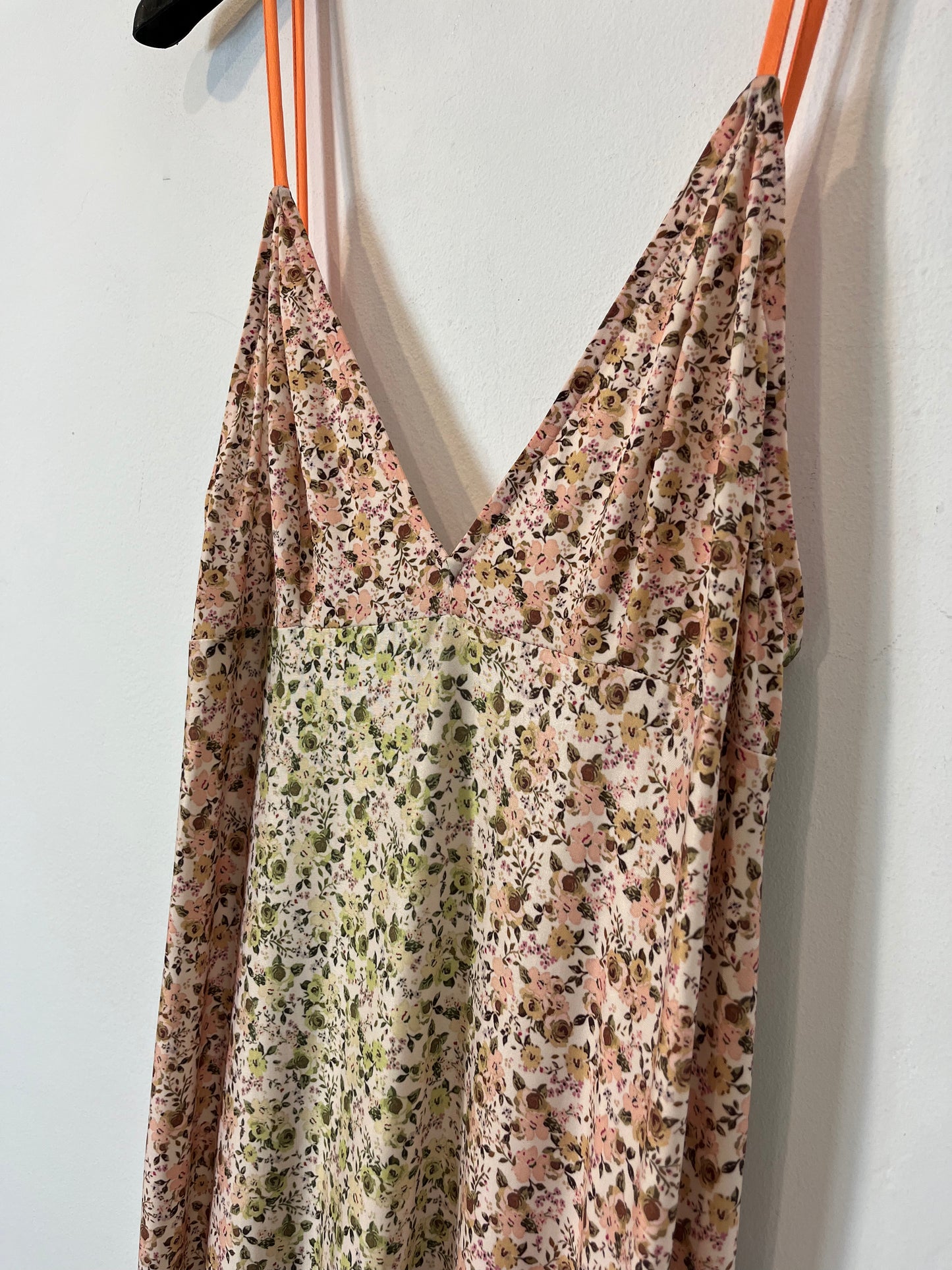 ZARA. Vestido punto elástico estampado. T.S