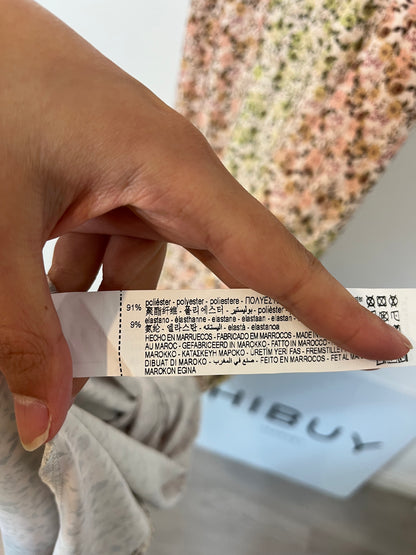 ZARA. Vestido punto elástico estampado. T.S