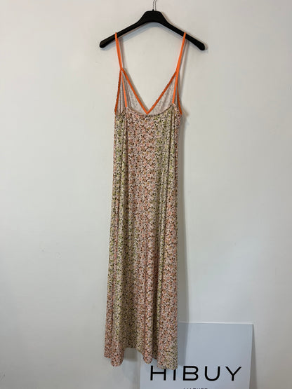 ZARA. Vestido punto elástico estampado. T.S