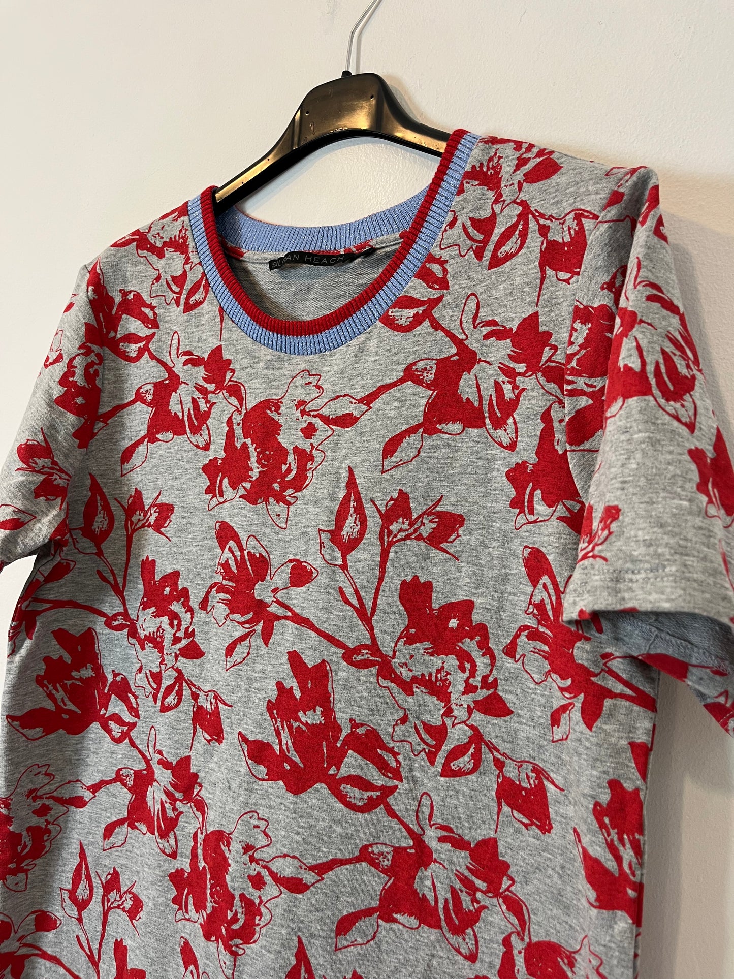 SILVIAN HEACH. Vestido corto doble textura. T.S