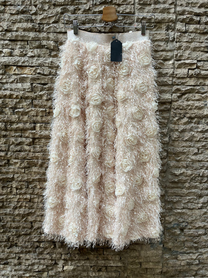 PLEIN SUD. Falda midi texturas. T S