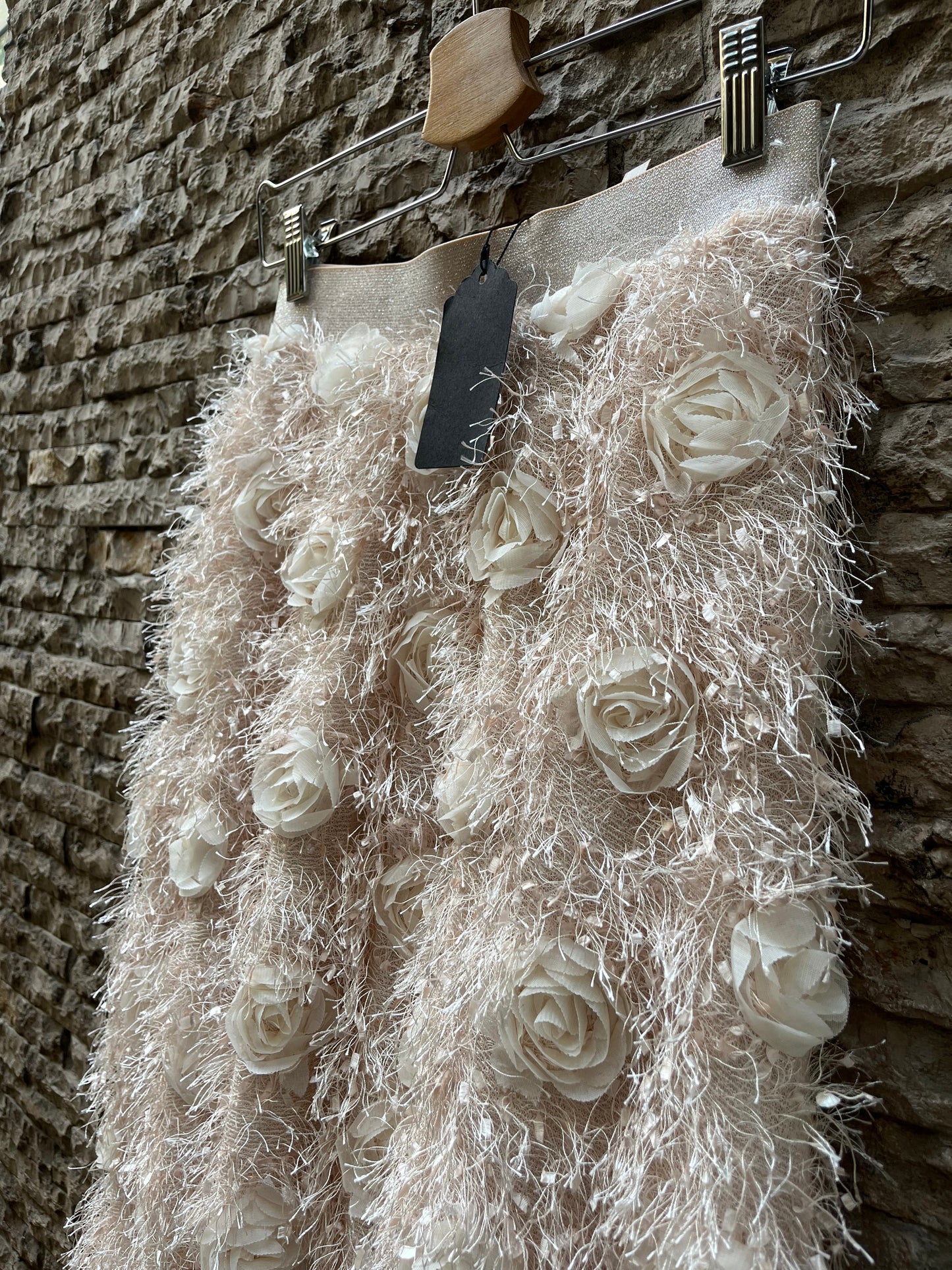 PLEIN SUD. Falda midi texturas. T S