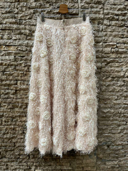 PLEIN SUD. Falda midi texturas. T S