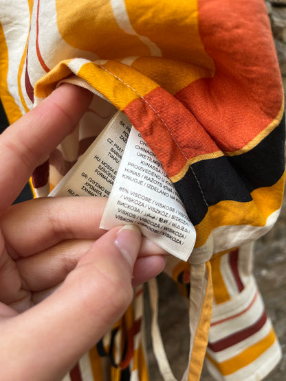 GANT. Striped skirt and blouse set. Size XS/S