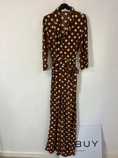 MANGO. Mono largo lunares. T S