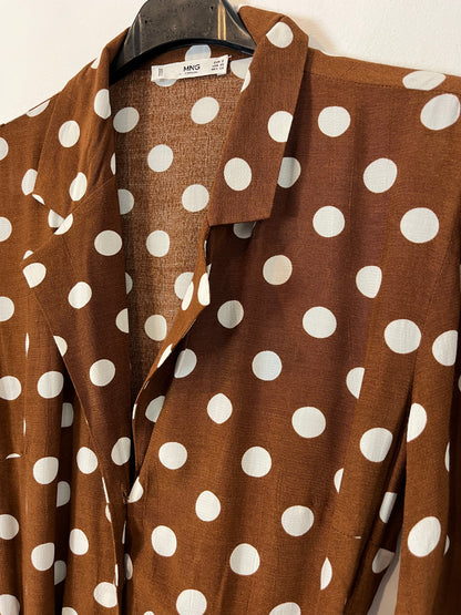 MANGO. Mono largo lunares. T S