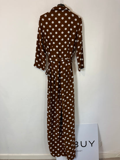 MANGO. Mono largo lunares. T S