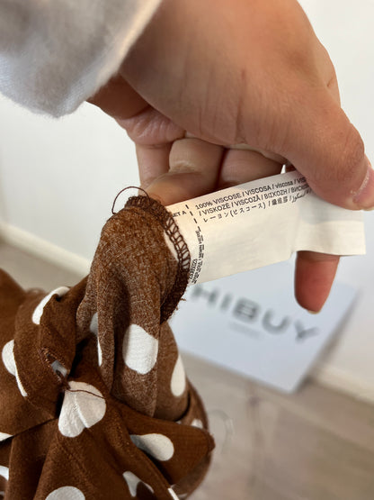 MANGO. Mono largo lunares. T S