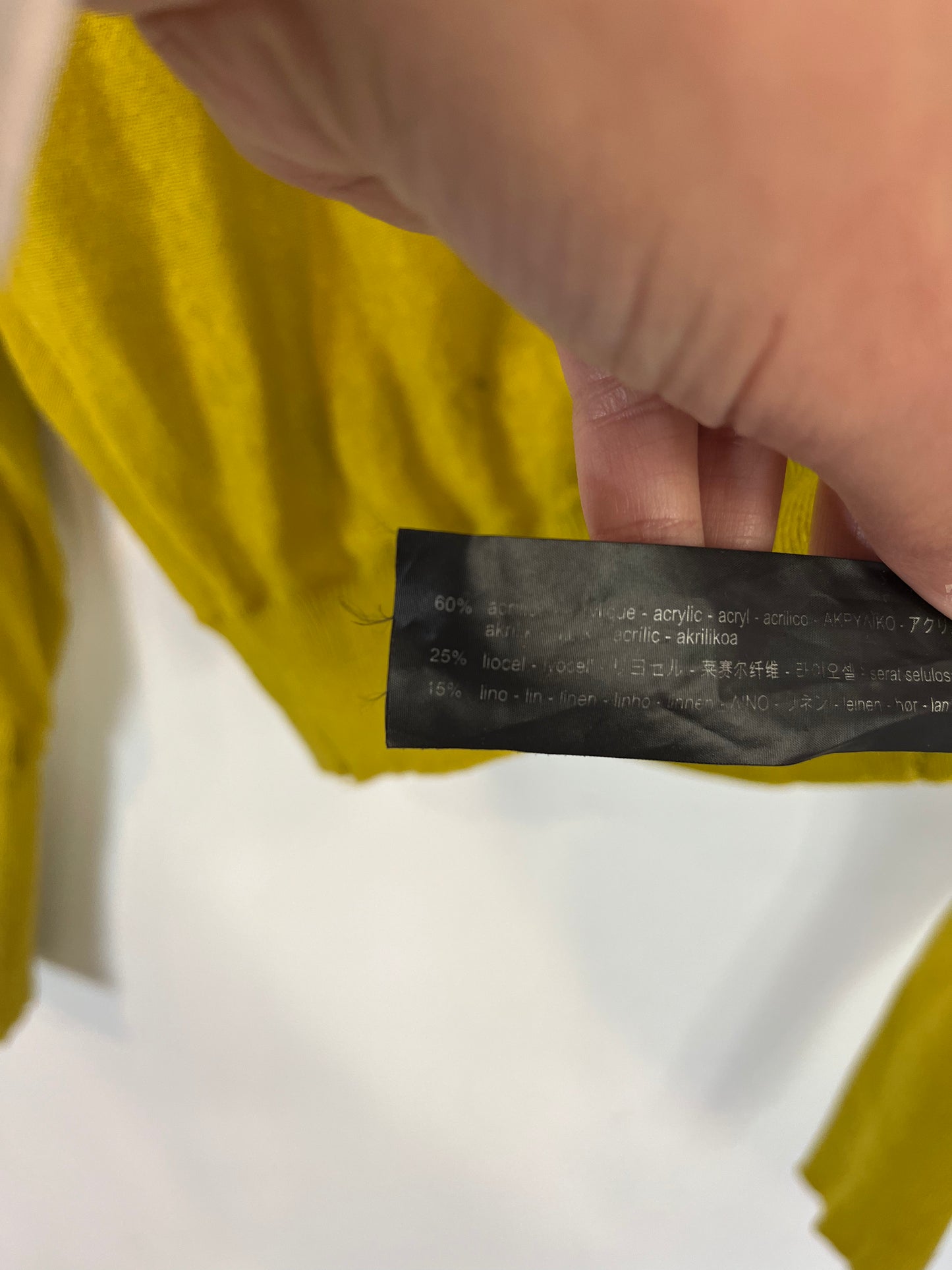 ZARA. Jersey fino color pistacho. T S