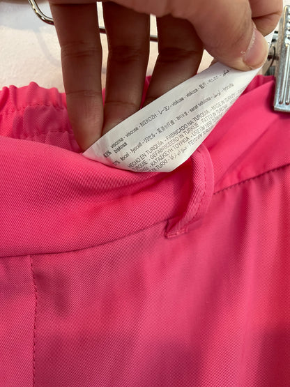 ZARA. Pantalón fluido fucsia. T S