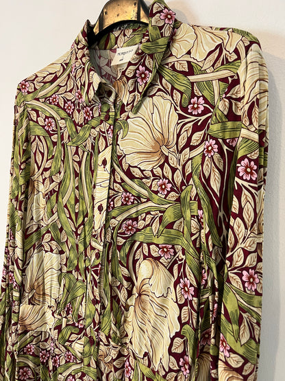 H&M. Vestido midi botones. T 34