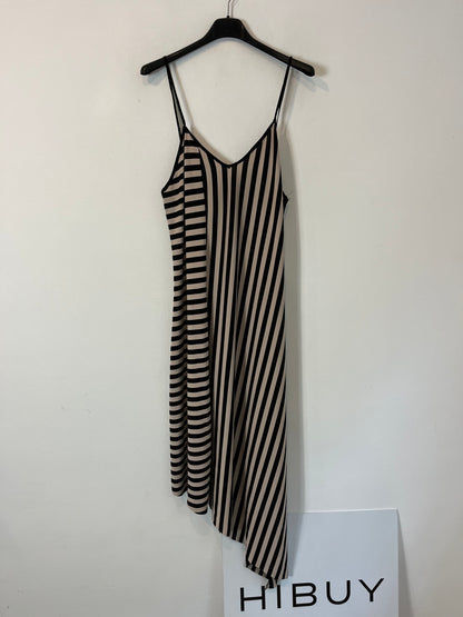 ZARA. Vestido midi rayas. T M