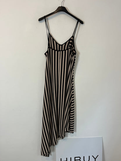 ZARA. Vestido midi rayas. T M