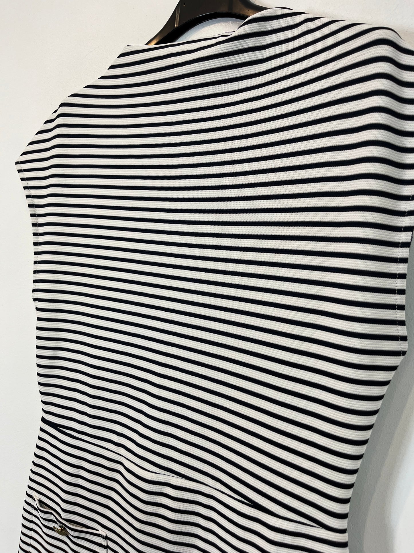 ZARA. Vestido rayas azul y blanco  T.s