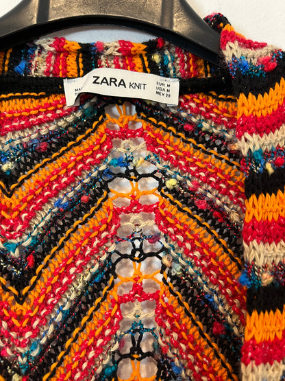 ZARA. Chaqueta punto colores. T M