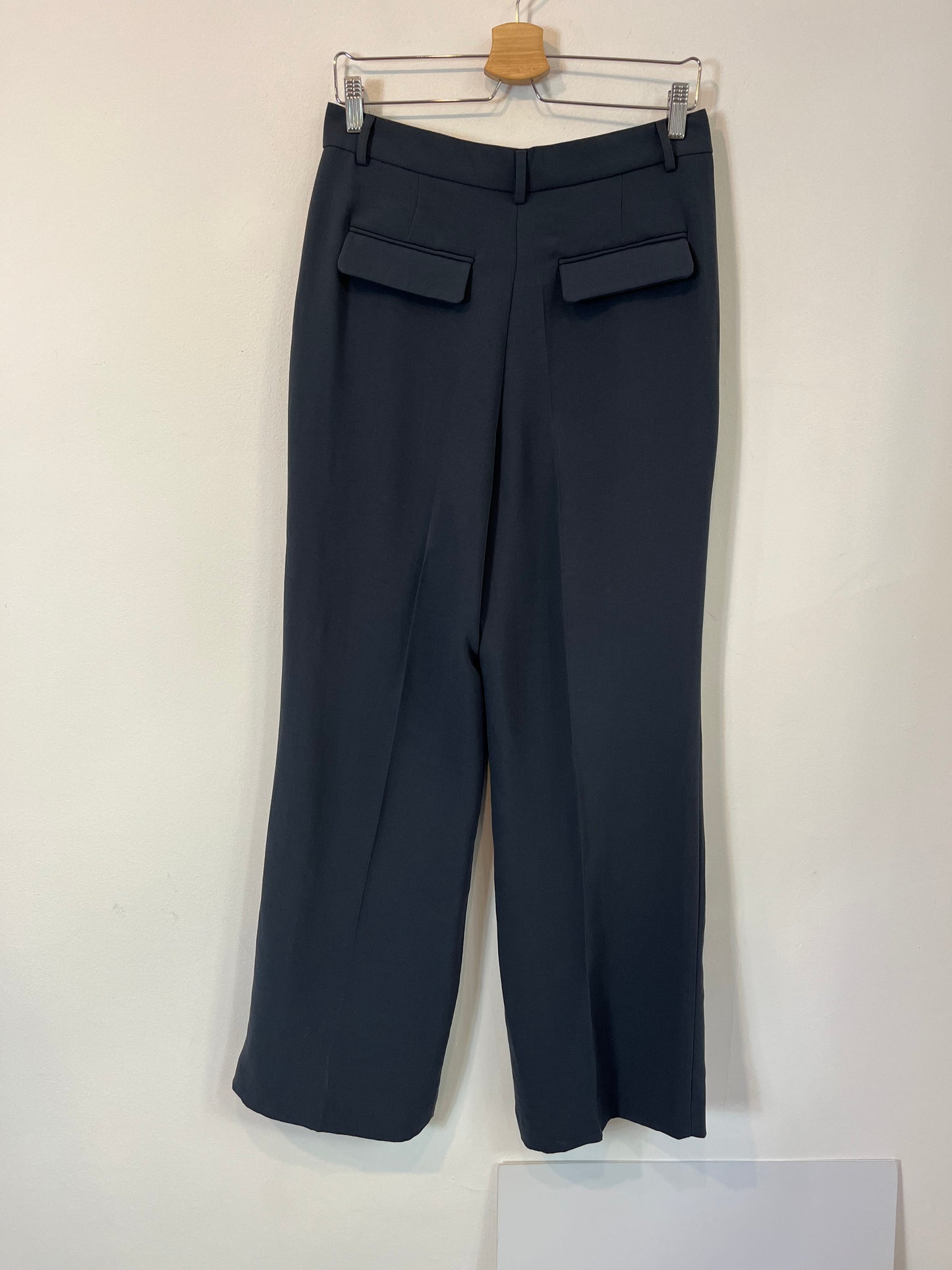 ZARA. Petrol blue tailored trousers. TL