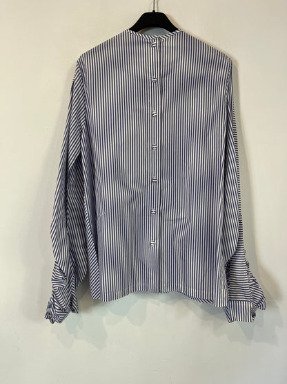 SILVIA TCHERASSI. Blusa rayas detalle mangas. T M