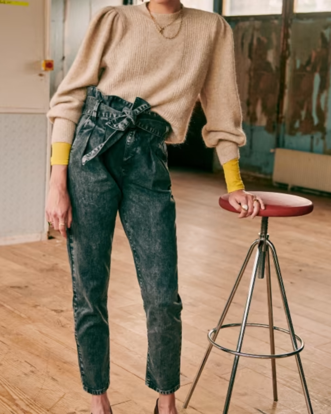 SÉZANE. Denim pinzas lazada