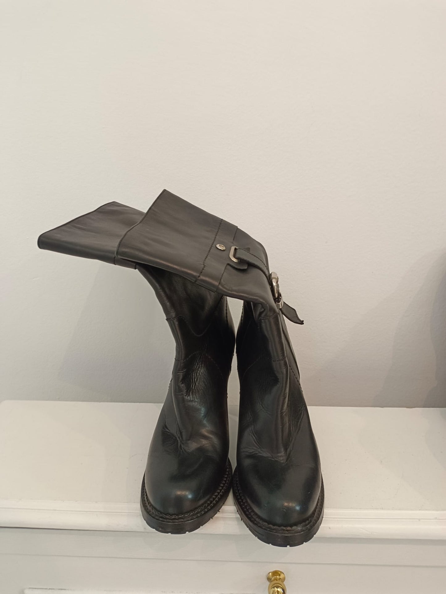 Botas negras hebilla – Hibuy market - Main Image