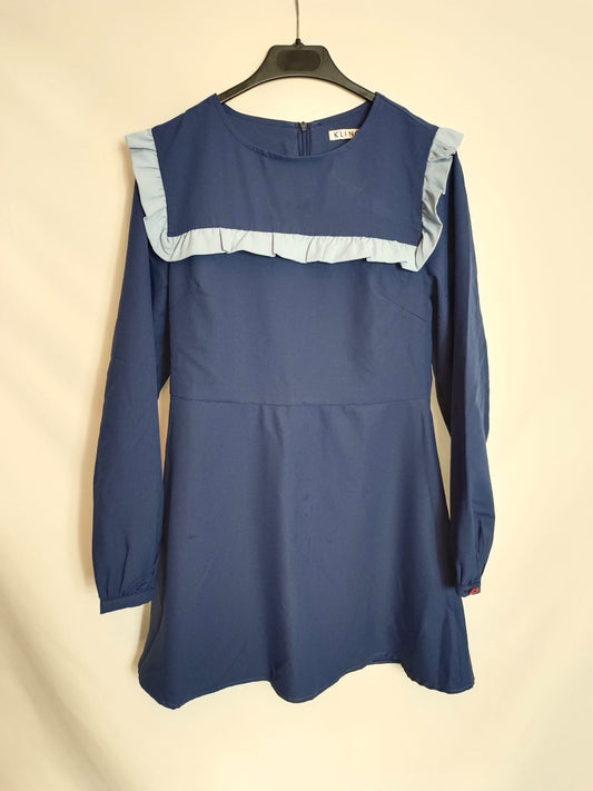 KLING. Vestido azul marino T.m