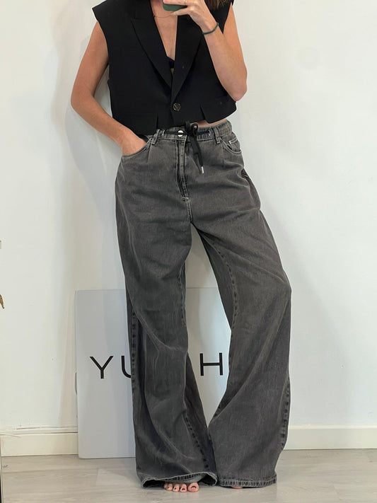 BAUM UND PFERDGARTEN. Denim fluido gris