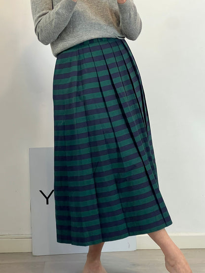 WINDSOR. Striped midi skirt. T 38