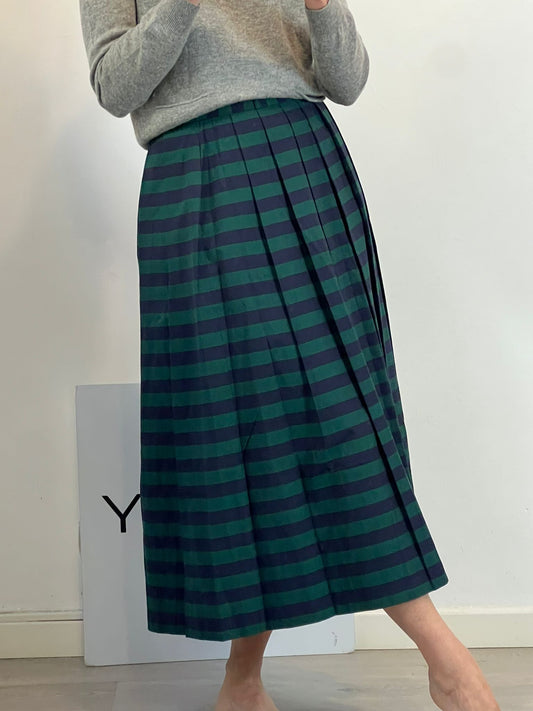 WINDSOR. Falda midi rayas. T 38
