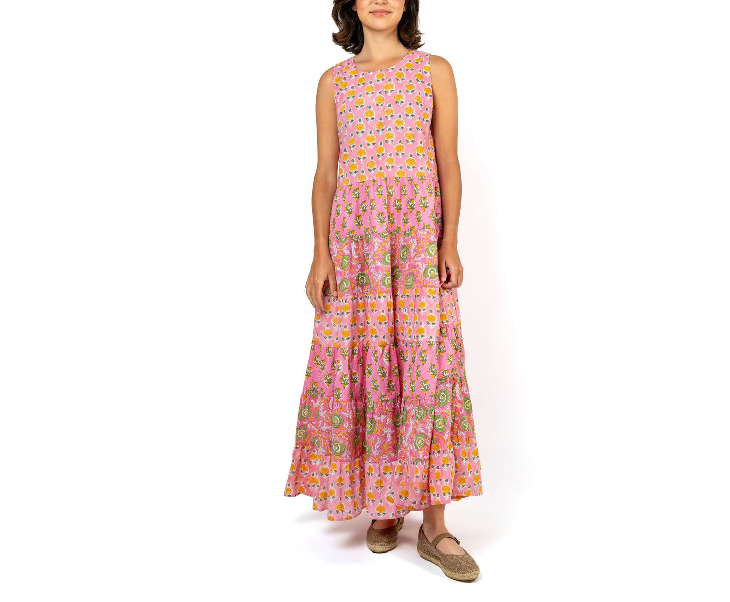 AUNTY B. Vestido sin mangas estampado floral