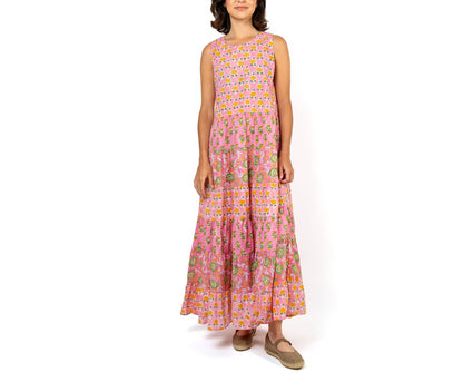 AUNTY B. Vestido sin mangas estampado floral