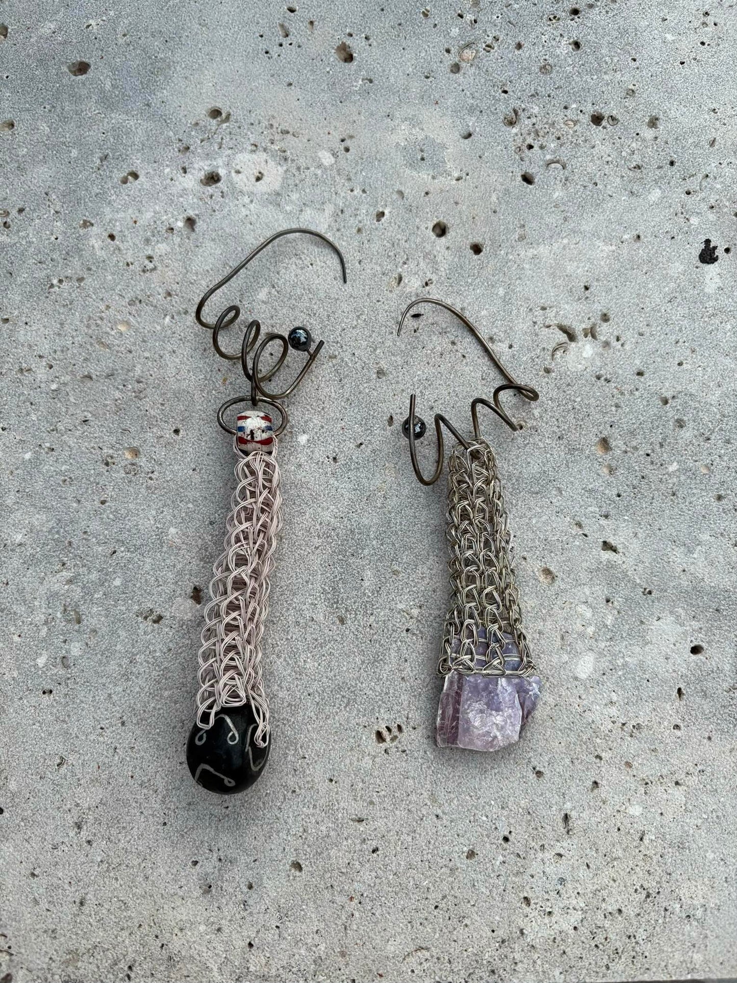 Pendientes malla estructura