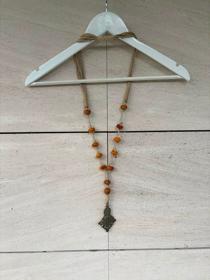 Collar cuerda y colgante