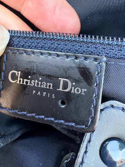 CHRISTIAN DIOR. Bolso Speedway Saddle denim