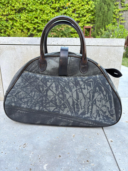 CHRISTIAN DIOR. Bolso Speedway Saddle denim