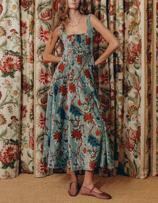 DAHLIA. Vestido Audrey terciopelo