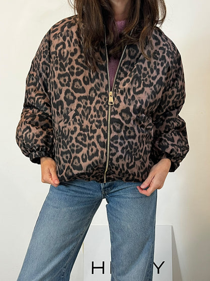 ALGO BONITO. Bomber animal print