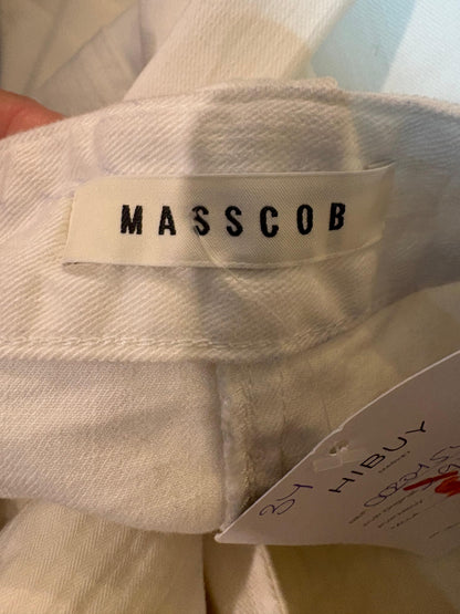 MASSCOB.Pantalones anchos blancos T.34