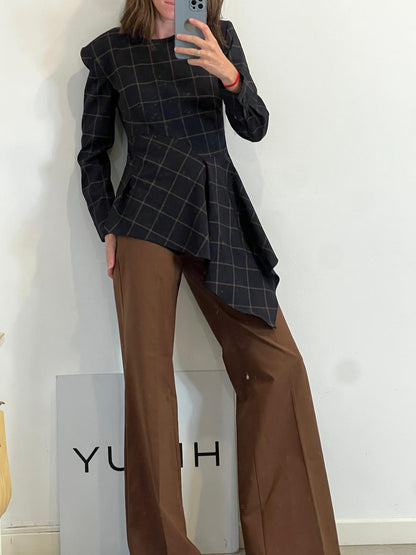 IQ COLLECTION. Conjunto top y pantalón fluidos