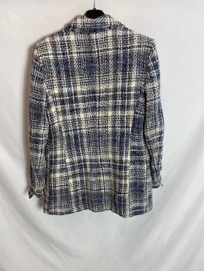 ZARA. Long tweed blazer Tm